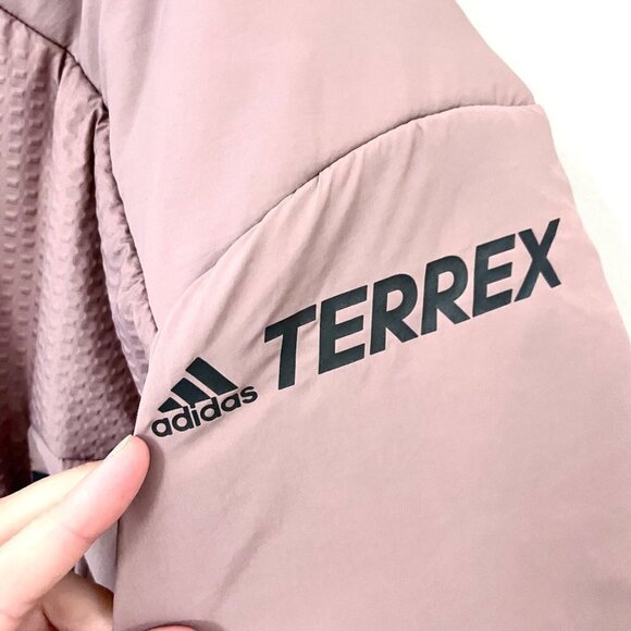 NWT Adidas Wonder Oxide Pink TERREX MYSHELTER COLD.RDY 600 Down Puffer Jacket L - Picture 9 of 14